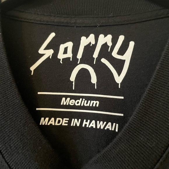 Sorry in advance crystal logo tee size M - Picture 3 of 3